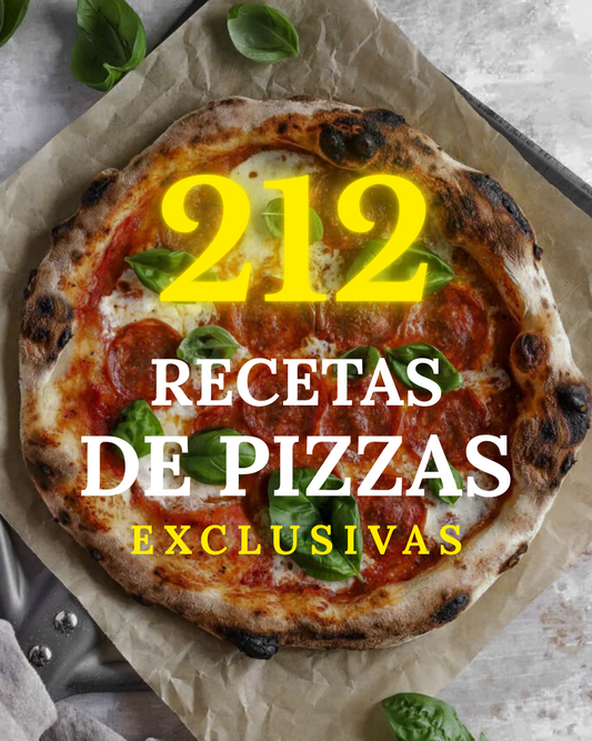 212 RECETAS DE PIZZAS EXCLUSIVAS - Edición Limitada